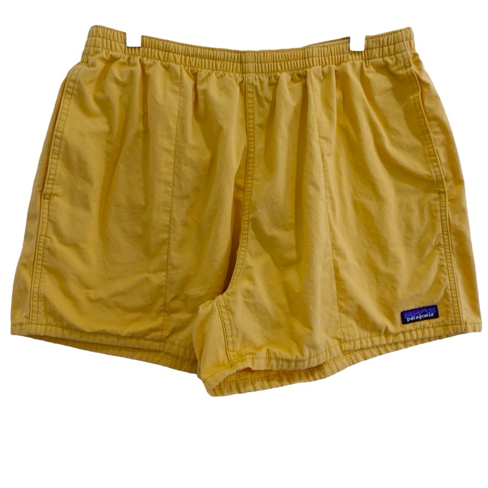 Patagonia Yellow Athletic Shorts